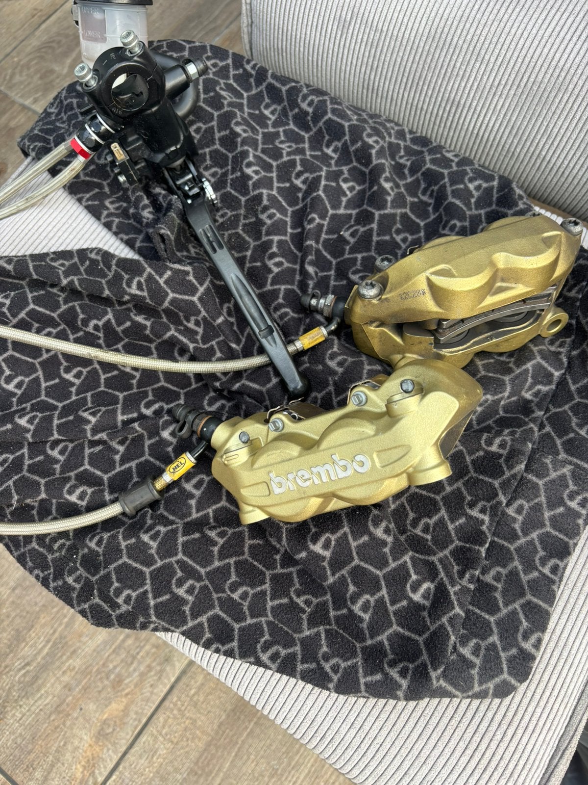 Brembo remtangen met rem hemdel compleet, Ophalen of Verzenden