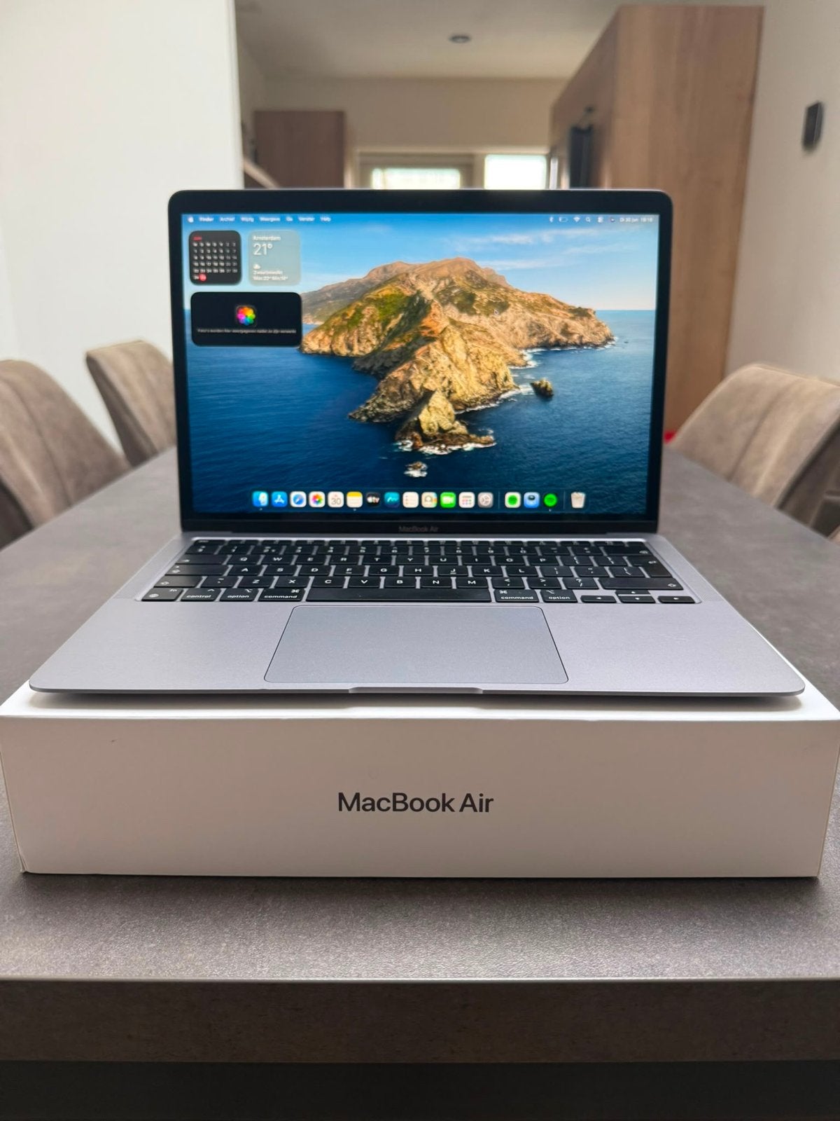 MacBook Air M1 2020, Computers en Software, Ophalen, 256 GB, Qwerty, 8 GB