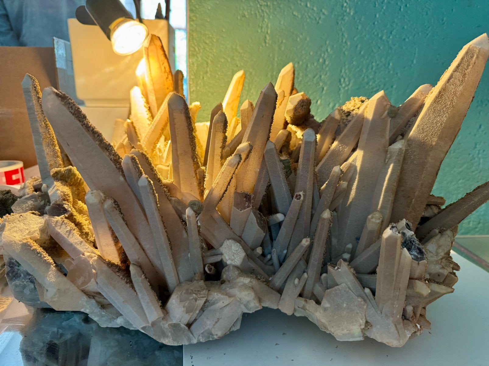 Kwarts cluster Inner Mongolia XXL, Verzamelen, Ophalen of Verzenden