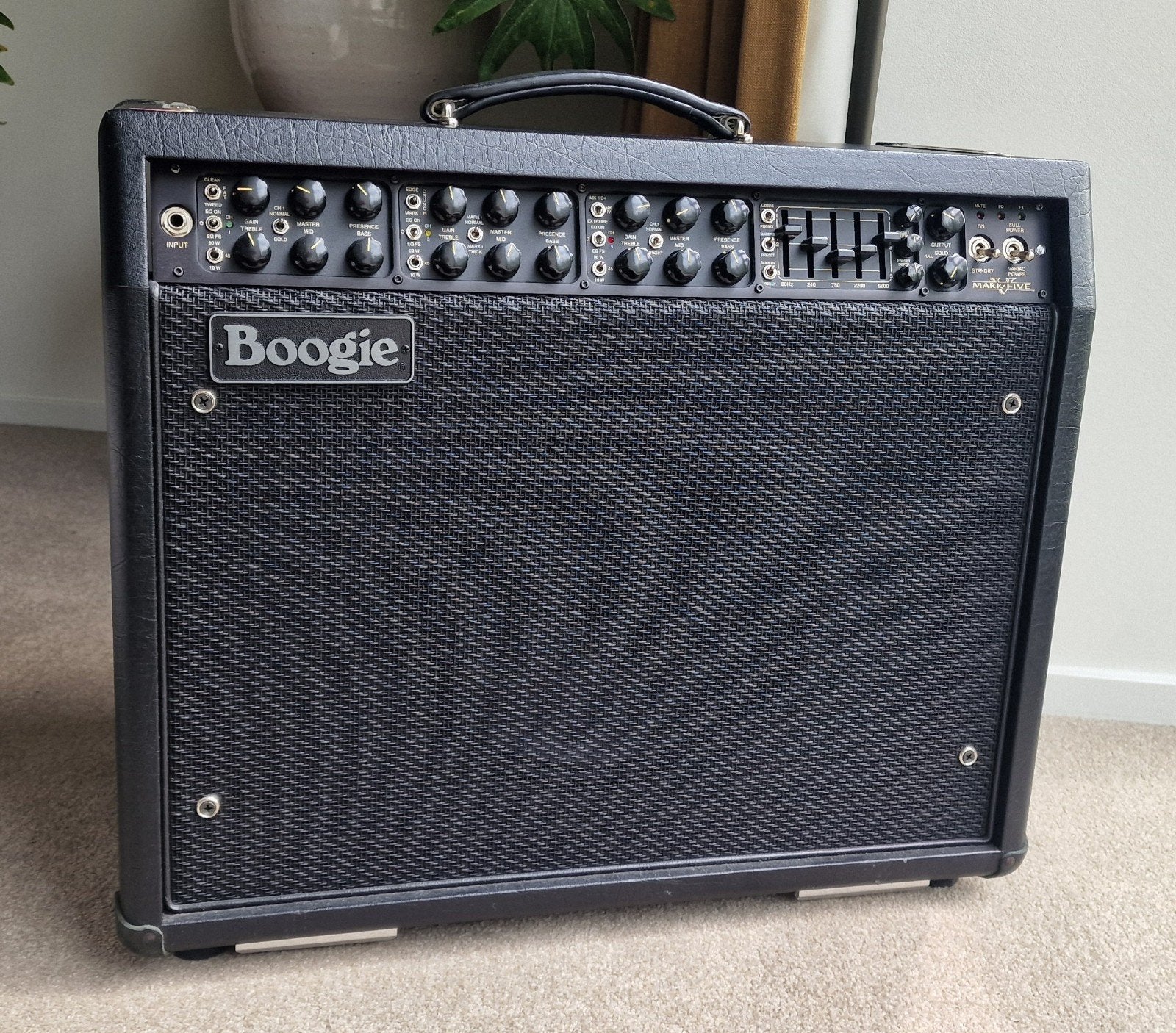 Mesa Boogie Mark V  90w combo, Ophalen, Zo goed als nieuw, Gitaar, 50 tot 100 watt