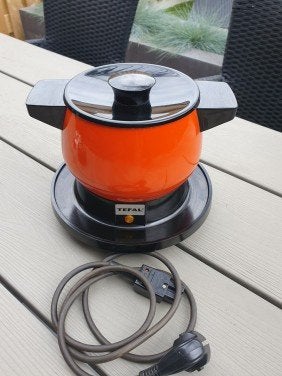 Tefal elektrische fonduepan - Oranje, Ophalen of Verzenden