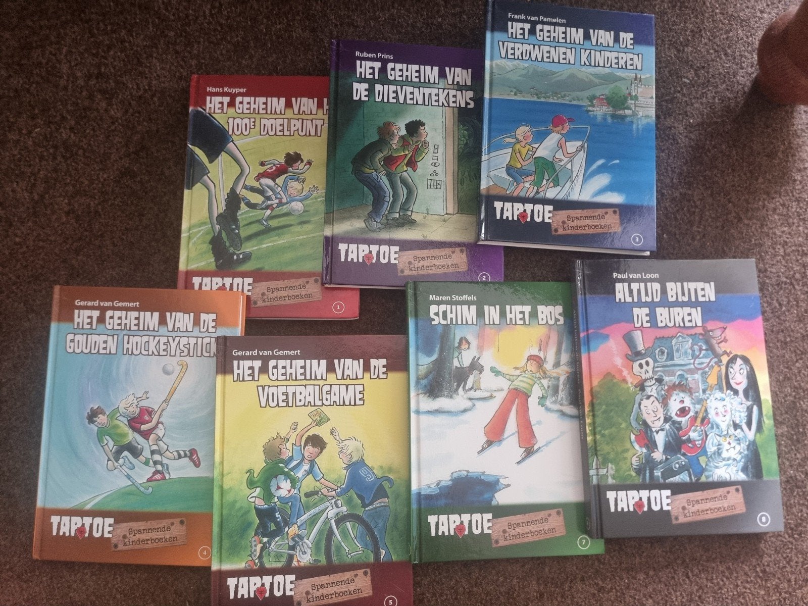 Taptoe boeken, Ophalen, Zo goed als nieuw
