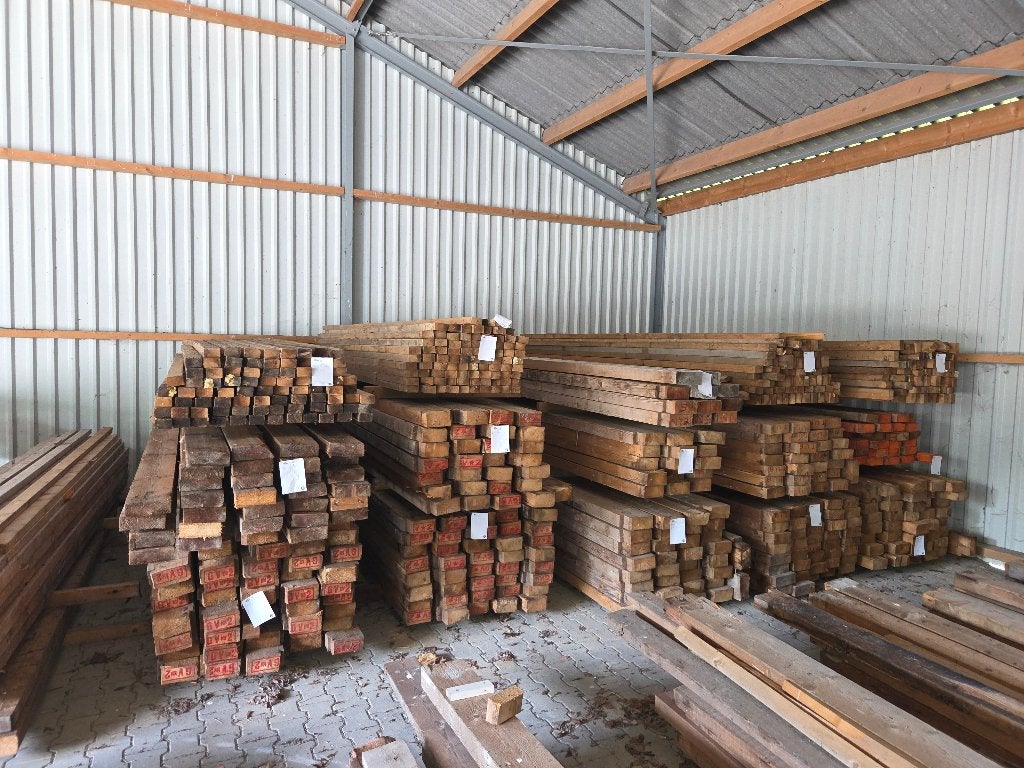 Gordingen  ( constructie balken)., Doe-het-zelf en Verbouw, Hout en Planken, Ophalen, Gebruikt, Balk, Vuren