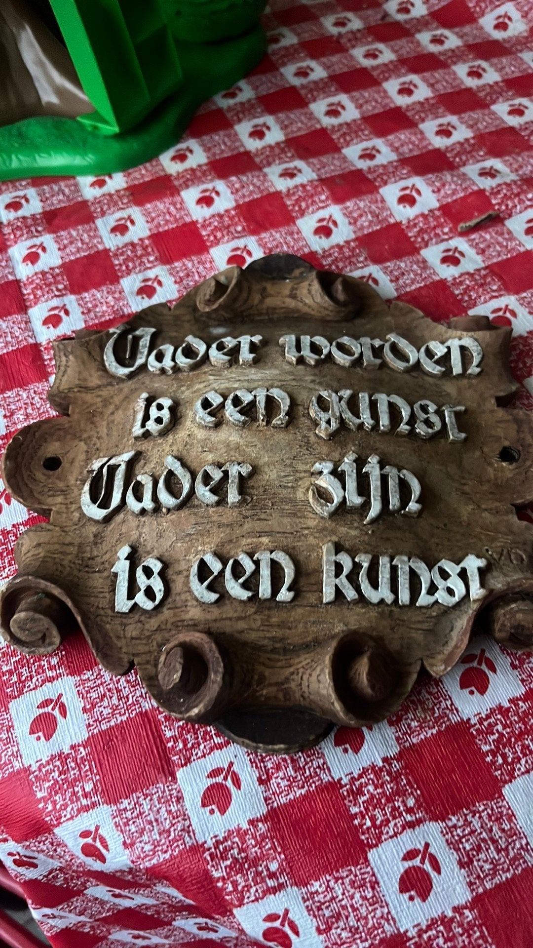 Leuke spreuk tegel, Ophalen of Verzenden, Zo goed als nieuw