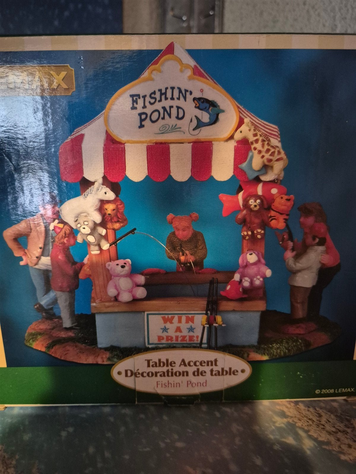 Lemax - Fishin' Pond (carnival, 2008), Diversen, Kerst, Ophalen of Verzenden, Zo goed als nieuw