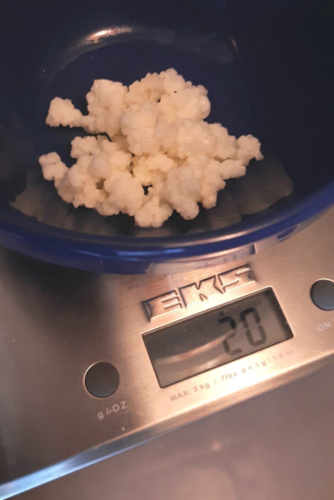 Melkkefir, Ophalen