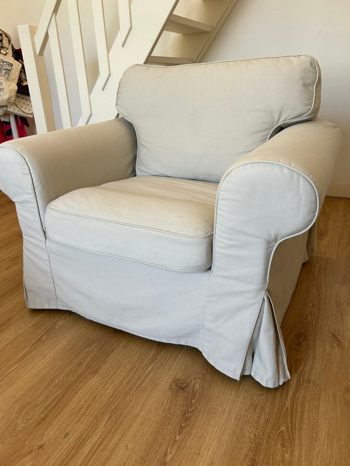 IKEA Ektorp fauteuil, Huis en Inrichting, Fauteuils, Ophalen, Gebruikt, 75 tot 100 cm