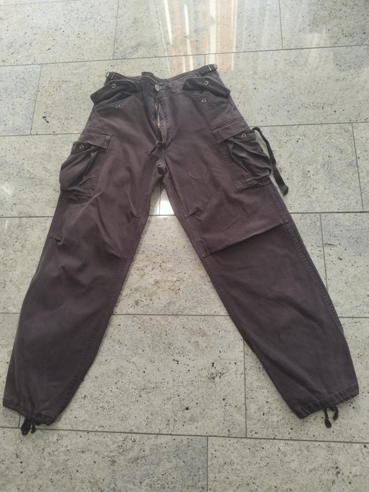 Vintage Industries Cargo broek brown L, Ophalen of Verzenden, Landmacht, Nederland, Kleding of Schoenen