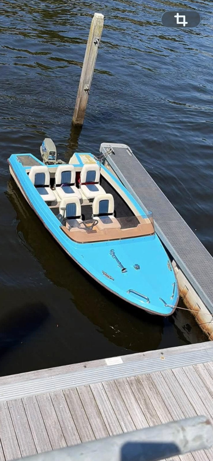 Bootje 9.9 pk speedboot, Ophalen of Verzenden, Gebruikt