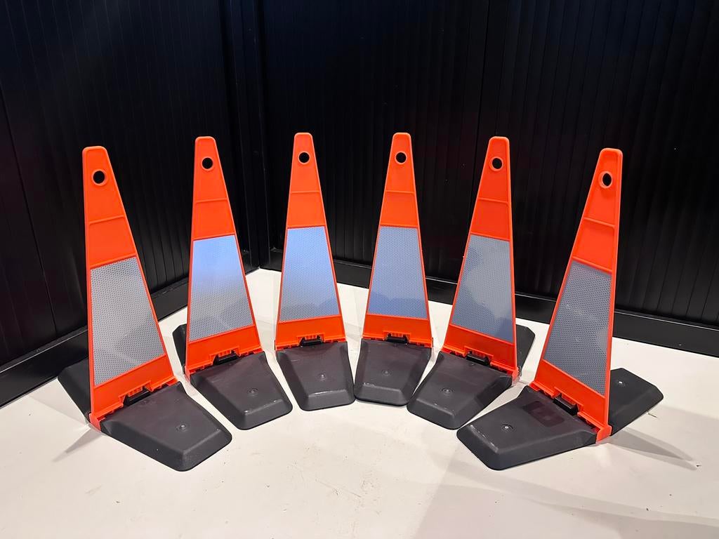 Opklapbare markeringsborden / pionnen (niet gebruikt), Doe-het-zelf en Verbouw, Ophalen of Verzenden, Nieuw