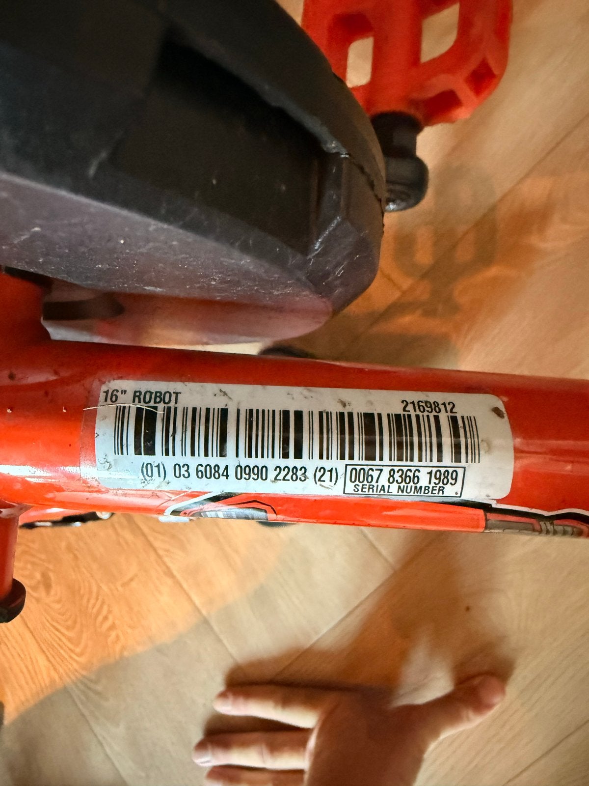 Foto 7 van B'TWIN Robot 500 Kinderfiets 16 inch - Oranje