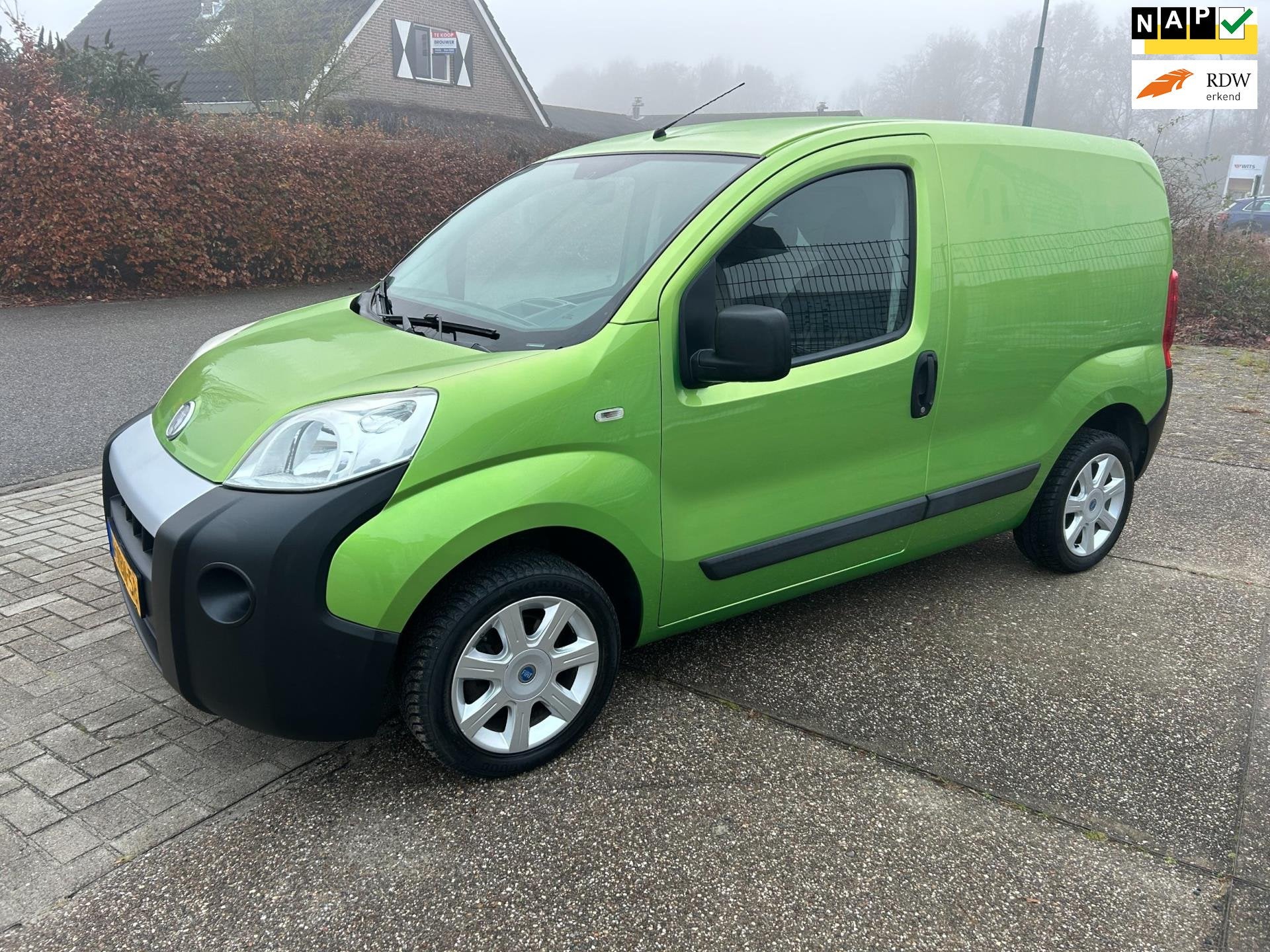 Fiat Fiorino 1.4 SX BENZINE LAGE WEGENBELASTING, Voorwielaandrijving, 15 km/l, 400 kg, Origineel Nederlands
