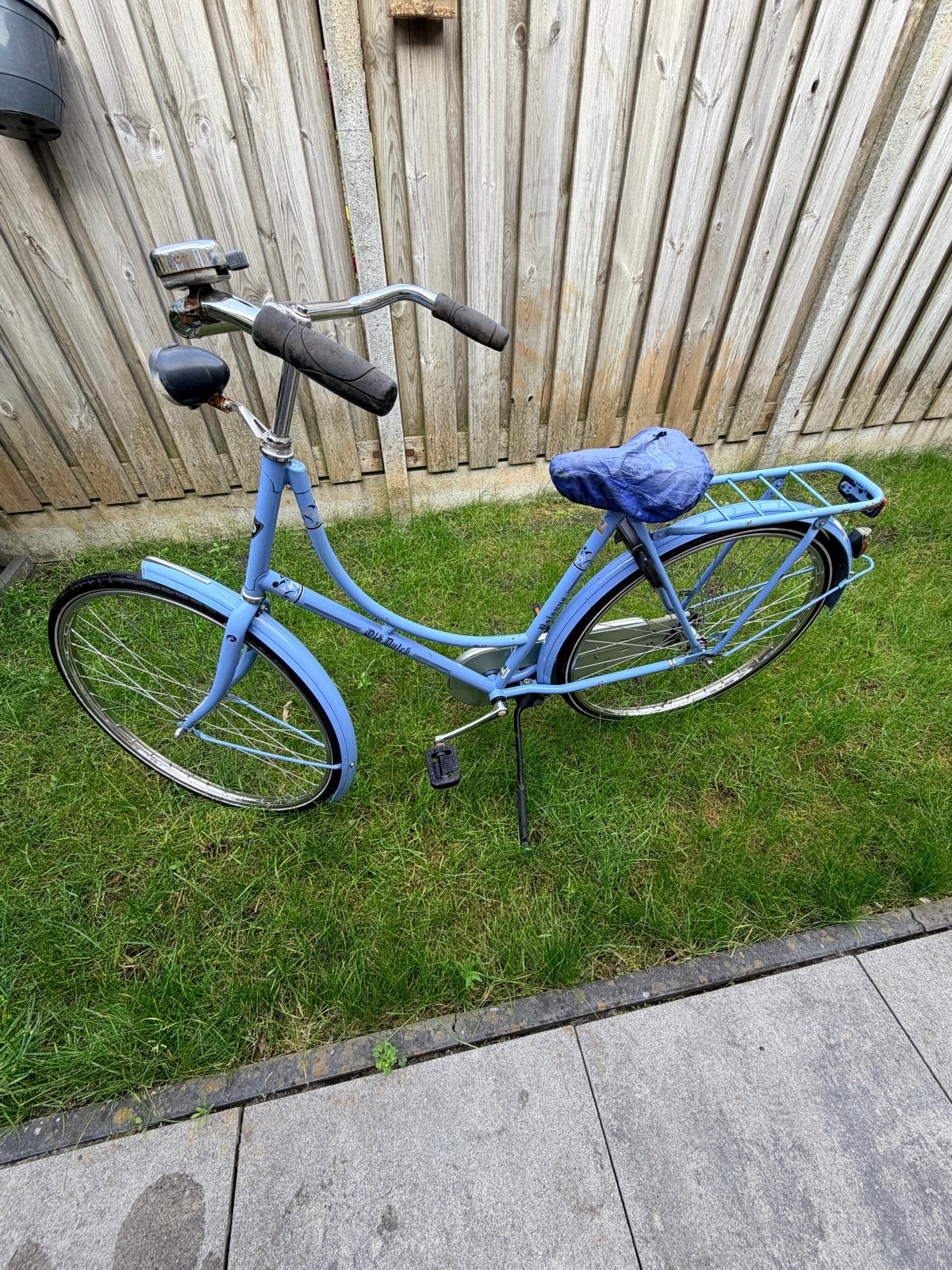 Omafiets - Blauw, Ophalen, Terugtraprem, 53 tot 56 cm, Handrem