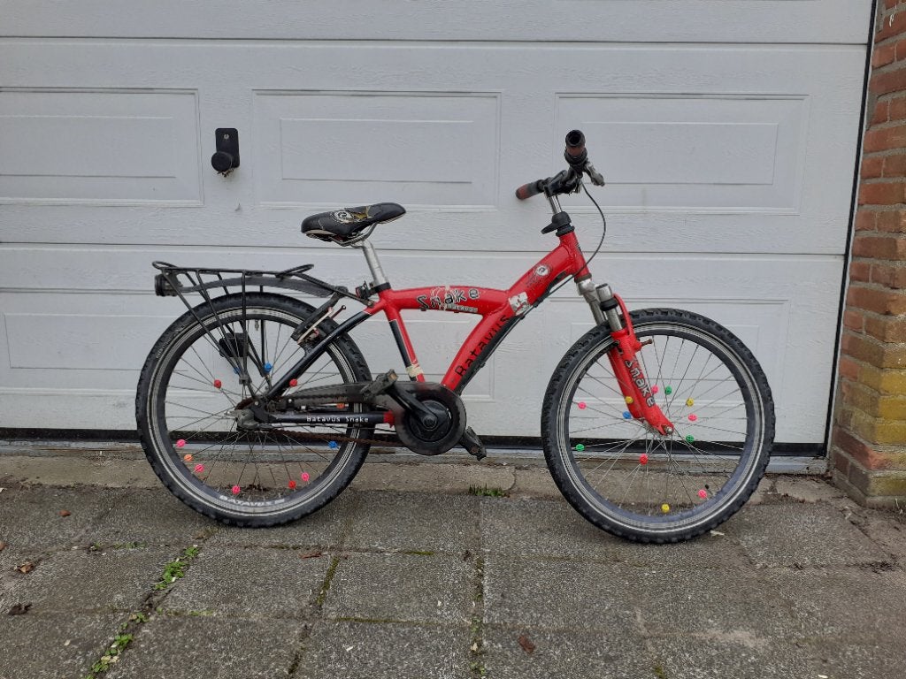 Stoere Batavus Snake 22", Fietsen en Brommers, Ophalen, Gebruikt, Batavus, Terugtraprem
