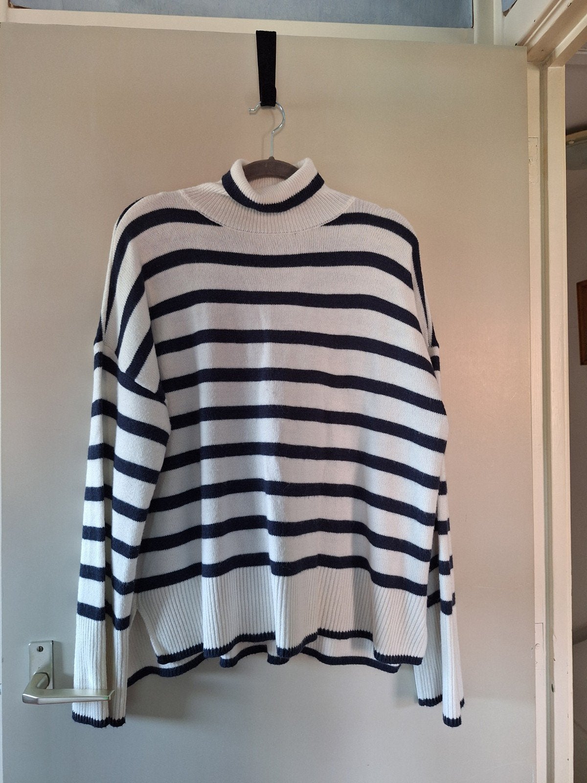 Gestreepte trui wit/blauw, WE, Ophalen of Verzenden, Gedragen, Maat 46/48 (XL) of groter