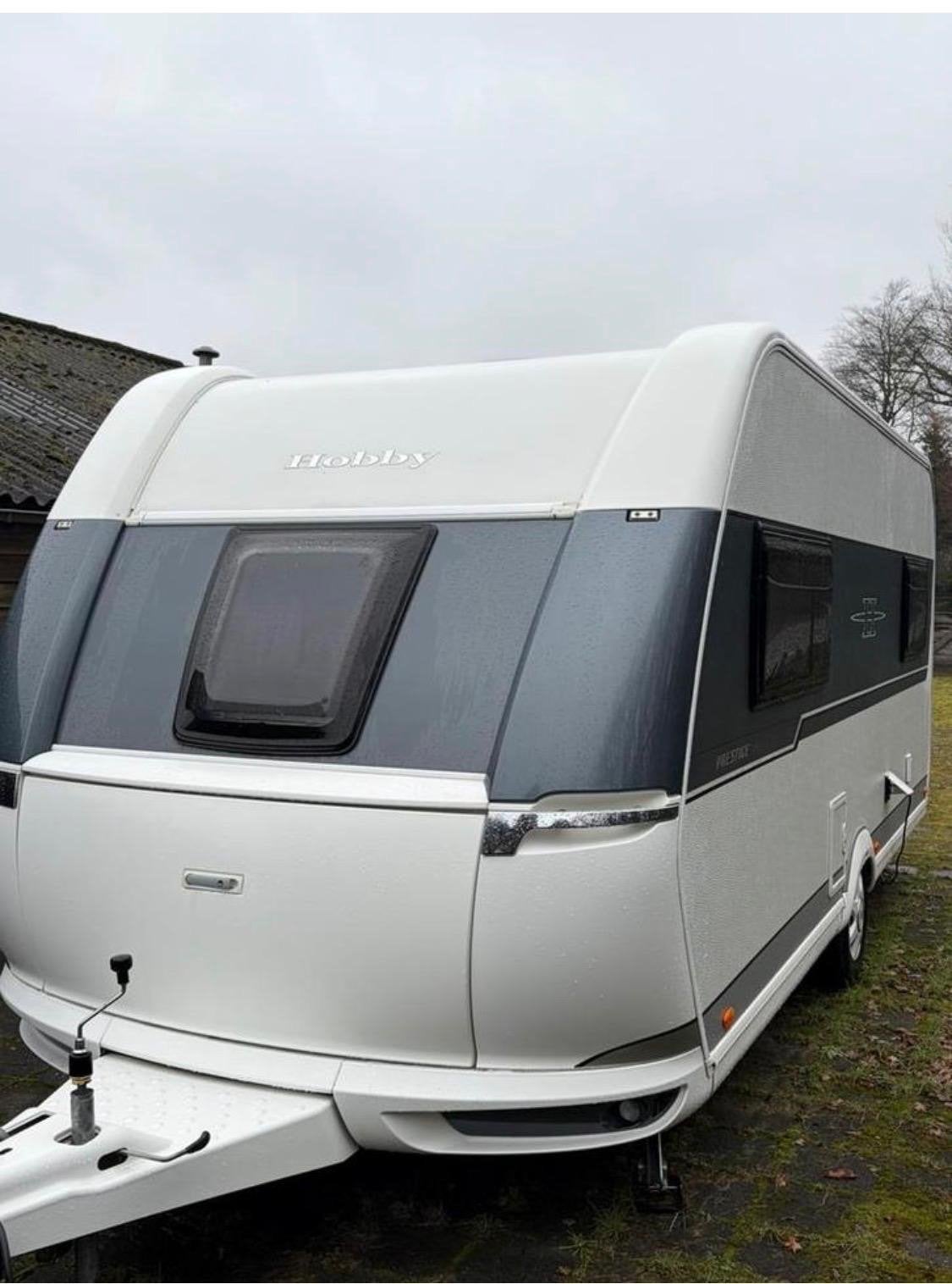 Hobby 495 UL Prestige (2019) - 2 aparte bedden, mover, luife, Caravans en Kamperen, Mover, Rondzit, Hobby, Particulier