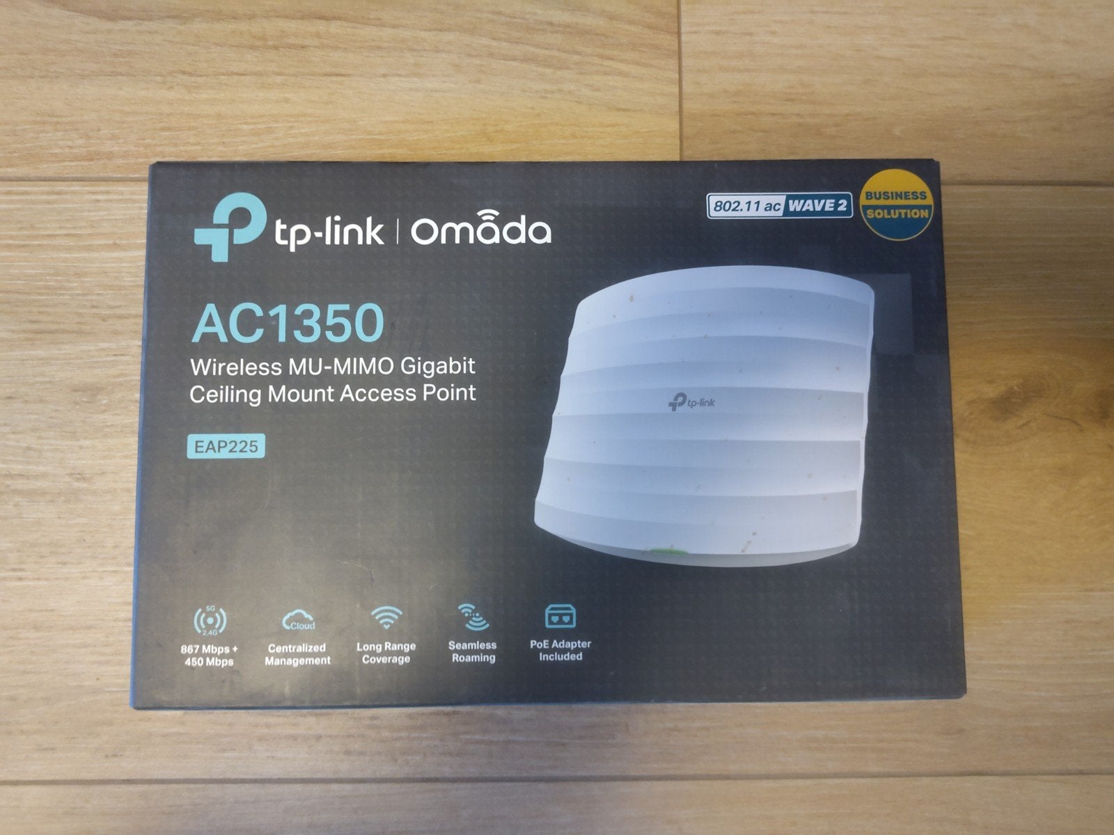 TP-Link Omada AC1350 EAP225 Access Point, Computers en Software, Accesspoints, Ophalen of Verzenden, Zo goed als nieuw, TP-Link