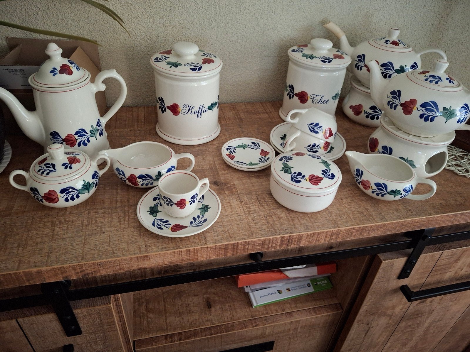 Boerenbont servies - alles in één koop, Ophalen, Gebruikt, Landelijk/Boerenbont, Royal Boch