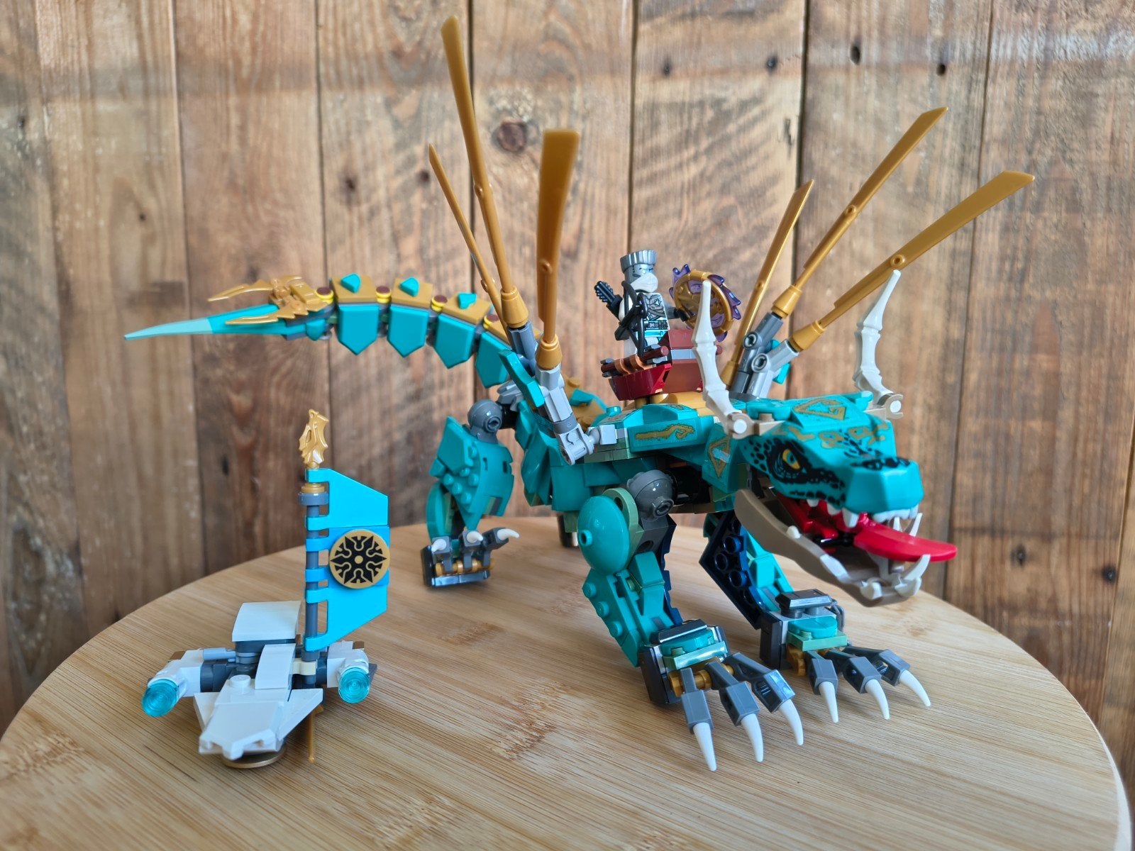 LEGO Ninjago 71746 - Jungle Dragon (met boekje), Lego, Overige typen, Ophalen of Verzenden, Zo goed als nieuw