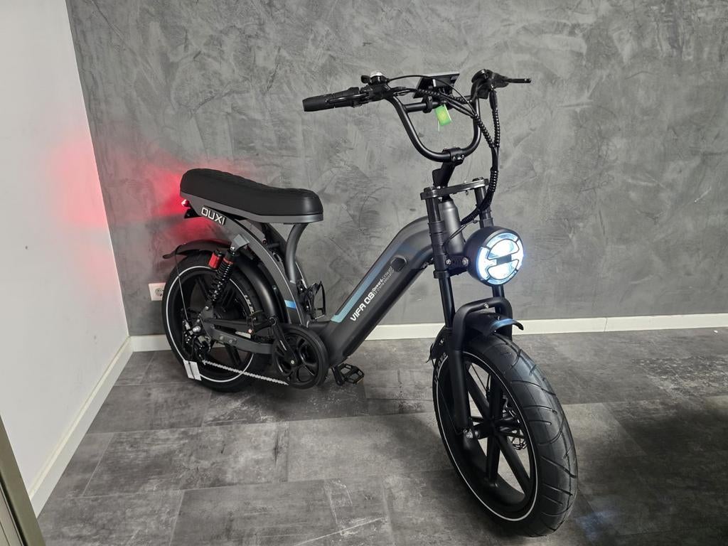 Fatbike OUXI V8 Vifa Lage Instap + Lange Buddyseat Alarm, Fietsen en Brommers, Elektrische fietsen, Overige merken, -, -, Nieuw