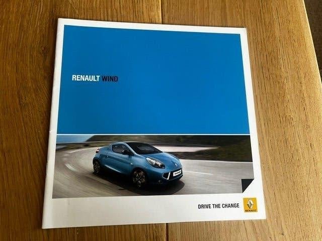 Renault Wind autofolder 2011 brochure, Ophalen of Verzenden, Zo goed als nieuw, Renault