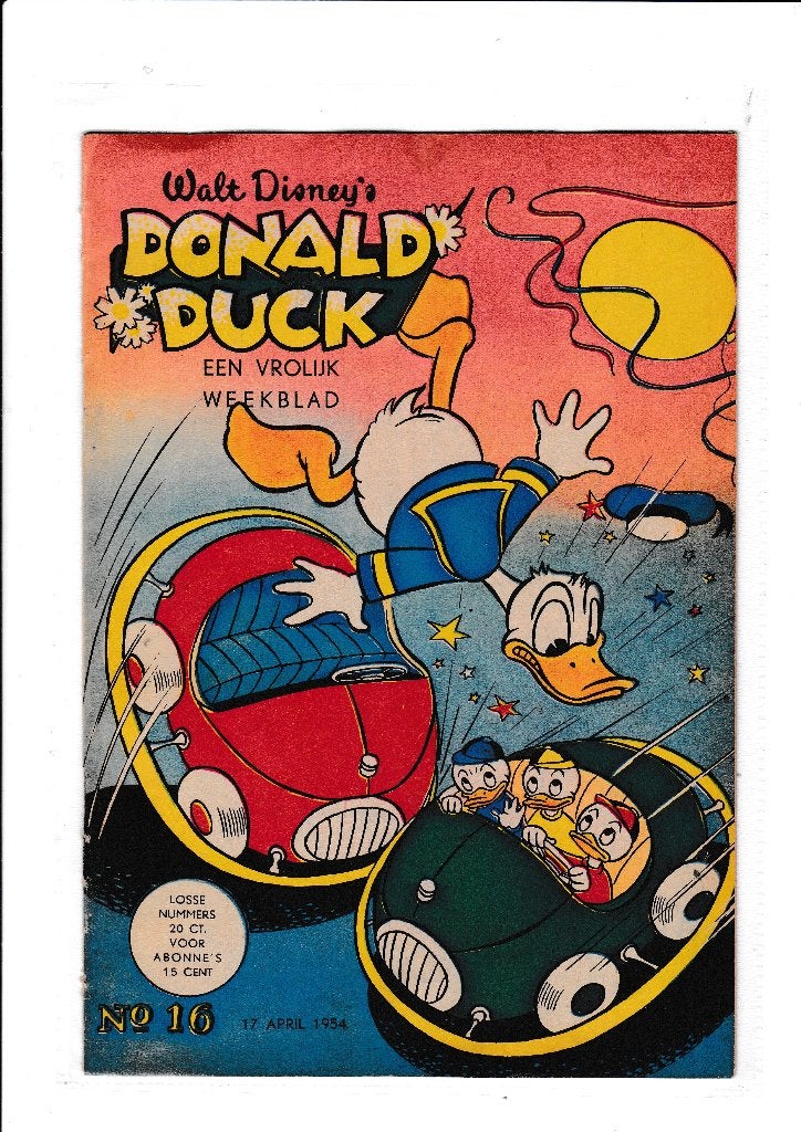 Donald Duck 1954 - No. 16, Eén stripboek, Verzenden