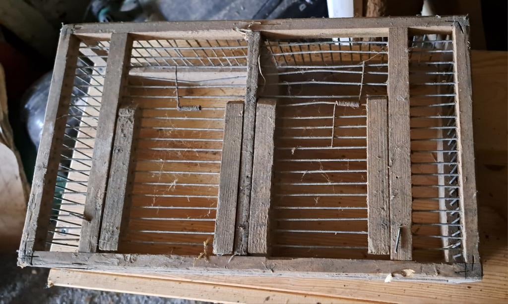 Kooi vogelkooi transport box pluimvee hout kist kwartel duif, Dieren en Toebehoren, Pluimvee | Toebehoren, Ophalen of Verzenden