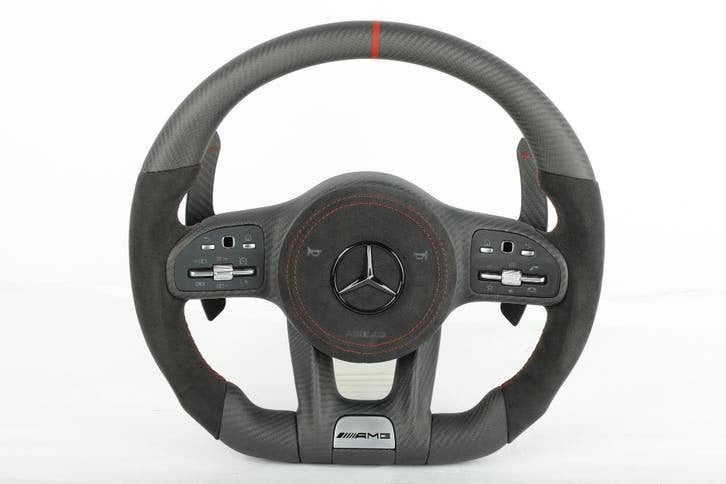 Mercedes matte carbon stuur compleet AMG upgrade, Auto diversen, Tuning en Styling, Ophalen of Verzenden, ., ., .