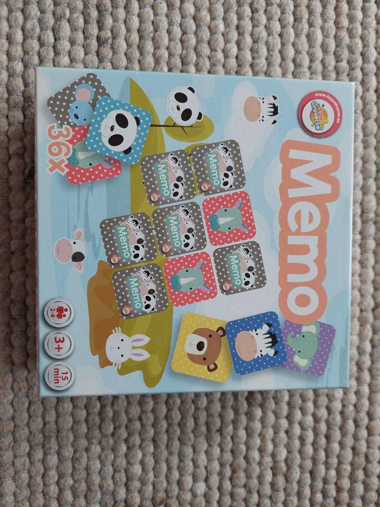 Memo spel met dieren - 36 kaarten, Ophalen of Verzenden