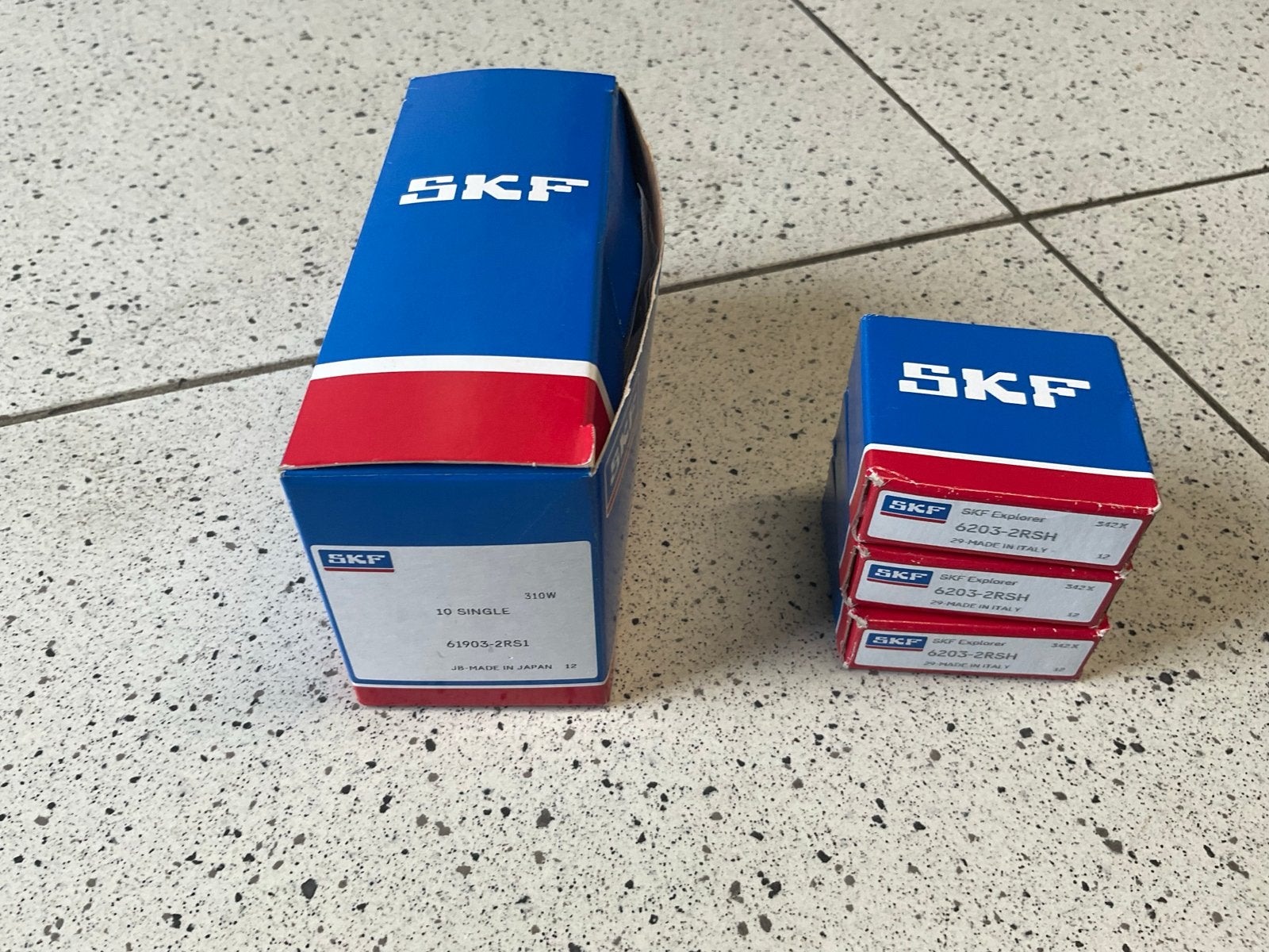 SKF Lagers 61903-2RS1 en 6203-2RSH - Nieuw in verpakking, Ophalen of Verzenden, Nieuw, Universele onderdelen