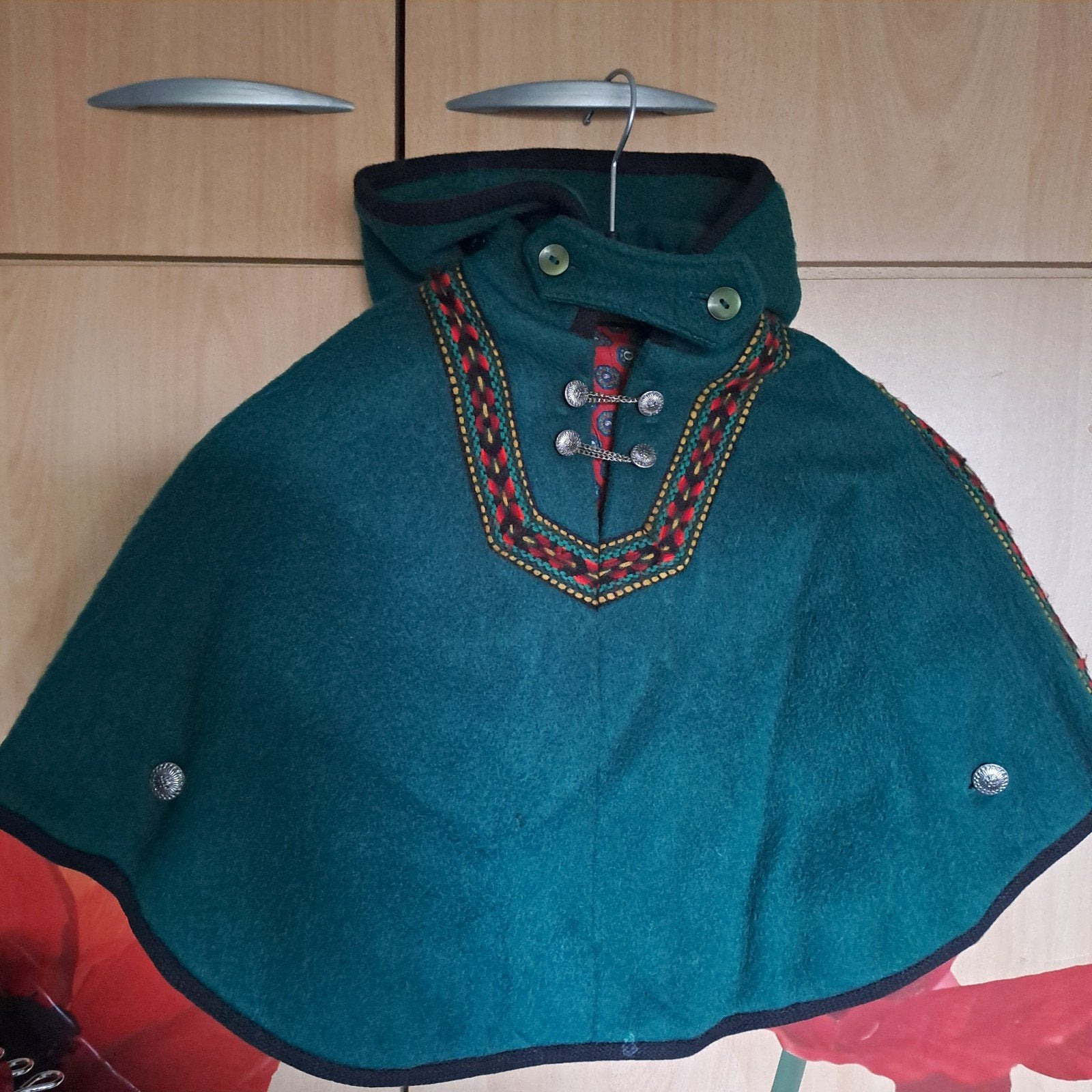 Poncho maat 86, Ophalen of Verzenden, Zo goed als nieuw, Meisje, Jurkje of Rokje