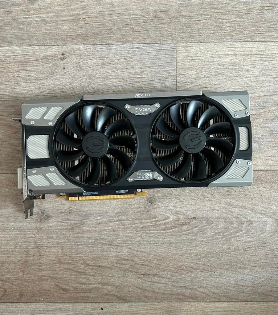 EVGA GeForce GTX 1070 ACX 3.0 8GB, Computers en Software, Videokaarten, Ophalen, Zo goed als nieuw, GDDR5, PCI-Express 3