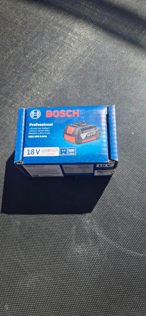 Bosch Professional GBA 18V 4,0Ah, Ophalen of Verzenden, Nieuw