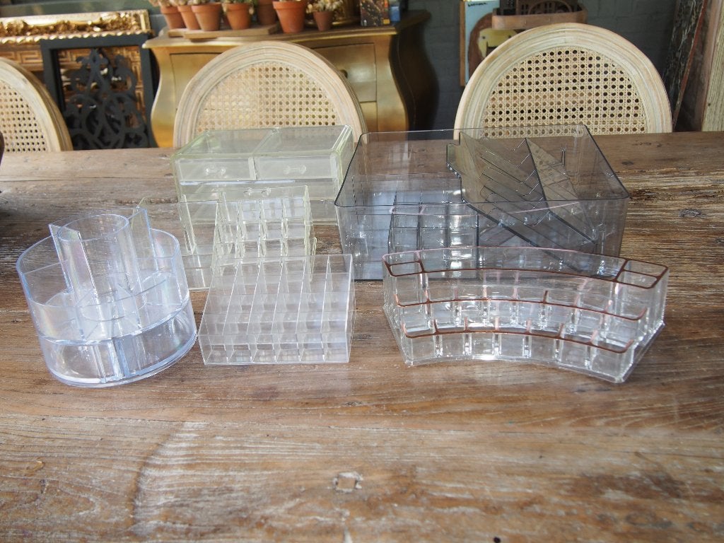 6 Organizers/Make up bakjes, Ophalen of Verzenden, Gebruikt