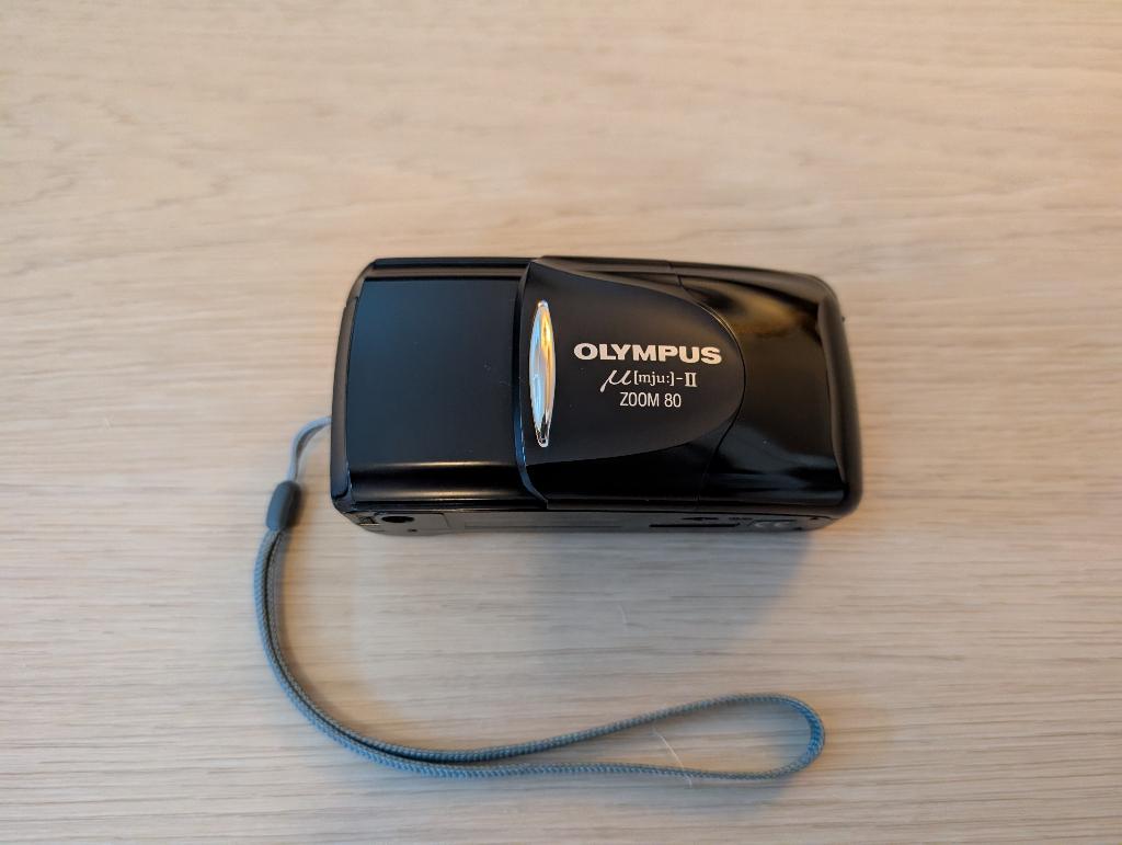 Olympus mju-ii camera, Audio, Tv en Foto, Fotocamera's Analoog, Ophalen of Verzenden, Zo goed als nieuw, Compact, Olympus