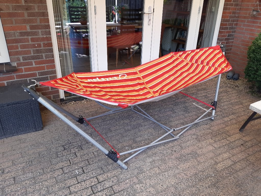 hangmat, Tuin en Terras, Hangmatten, Ophalen, Opvouwbaar, Zo goed als nieuw, Eenpersoons