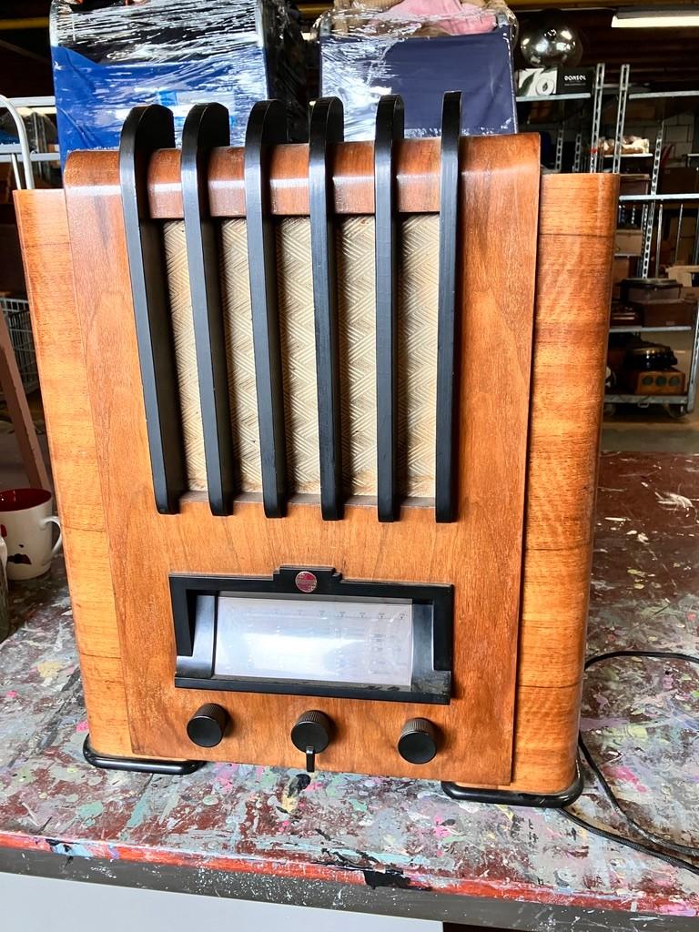 Philips 525A-14 Octode Super radio 1935 Art Deco stijl 1, Antiek en Kunst, Ophalen of Verzenden