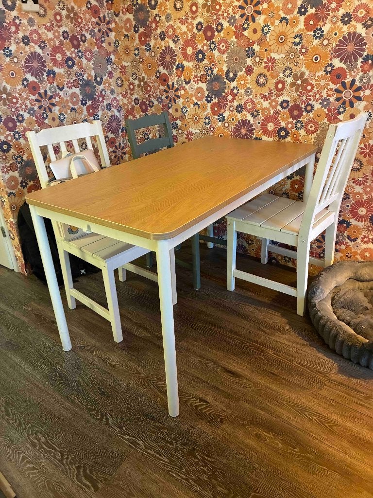 Eettafel ( 130 x 70 cm), Huis en Inrichting, Ophalen, Gebruikt, 100 tot 150 cm, 50 tot 100 cm