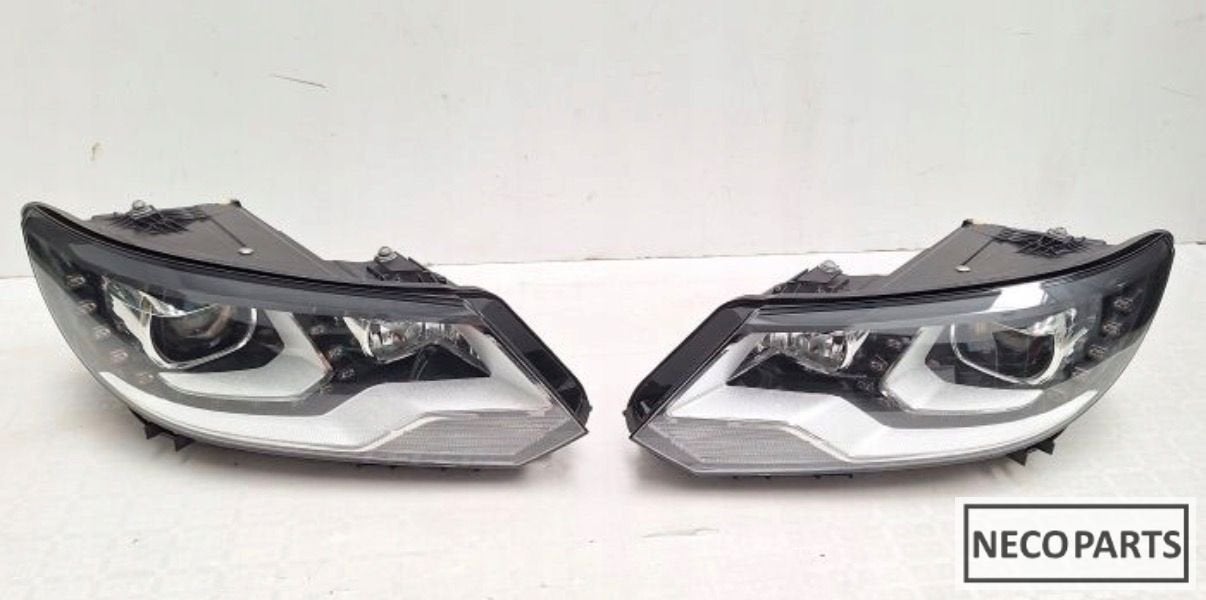 VW TIGUAN 5N XENON LED KOPLAMPEN COMPLEET ORIGINEEL, Gebruikt, -, Volkswagen, -