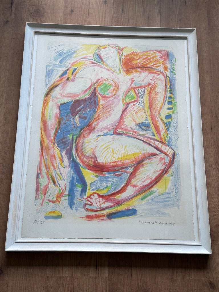 Paul de Lussanet litho ingelijst, Ophalen