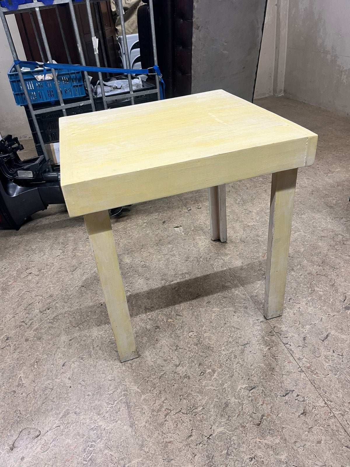 Stijgerhout tafel 80x80 wij hebben er 8 totaal, Ophalen, Vierkant, Zo goed als nieuw, 75 cm of meer