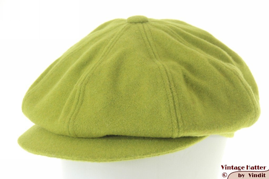 Vintage Ballonpet groen vilt 58 gratis verzenden Nederland, Kleding | Dames, Ophalen of Verzenden, Gedragen, 58 cm (L, 7¼ inch) of meer