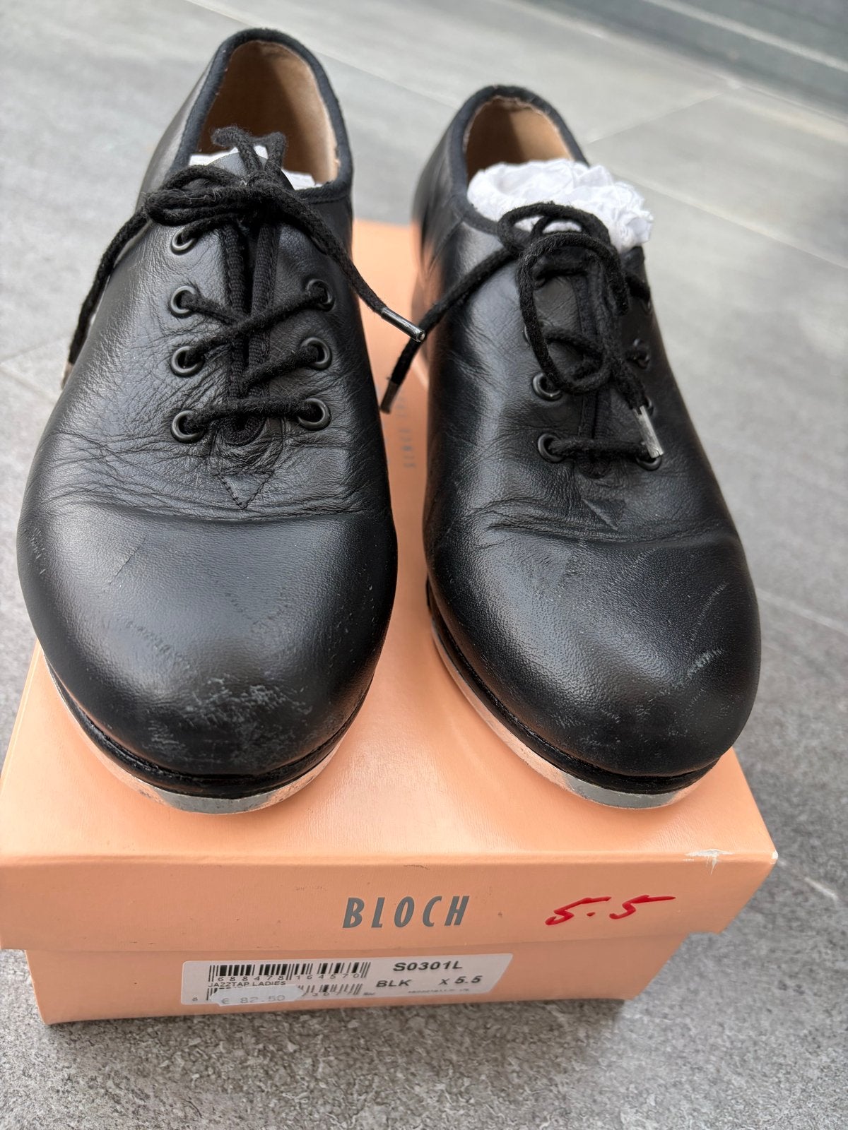 Bloch Tapschoenen Zwart Maat 5.5, Ophalen of Verzenden, Gebruikt, Schoenen