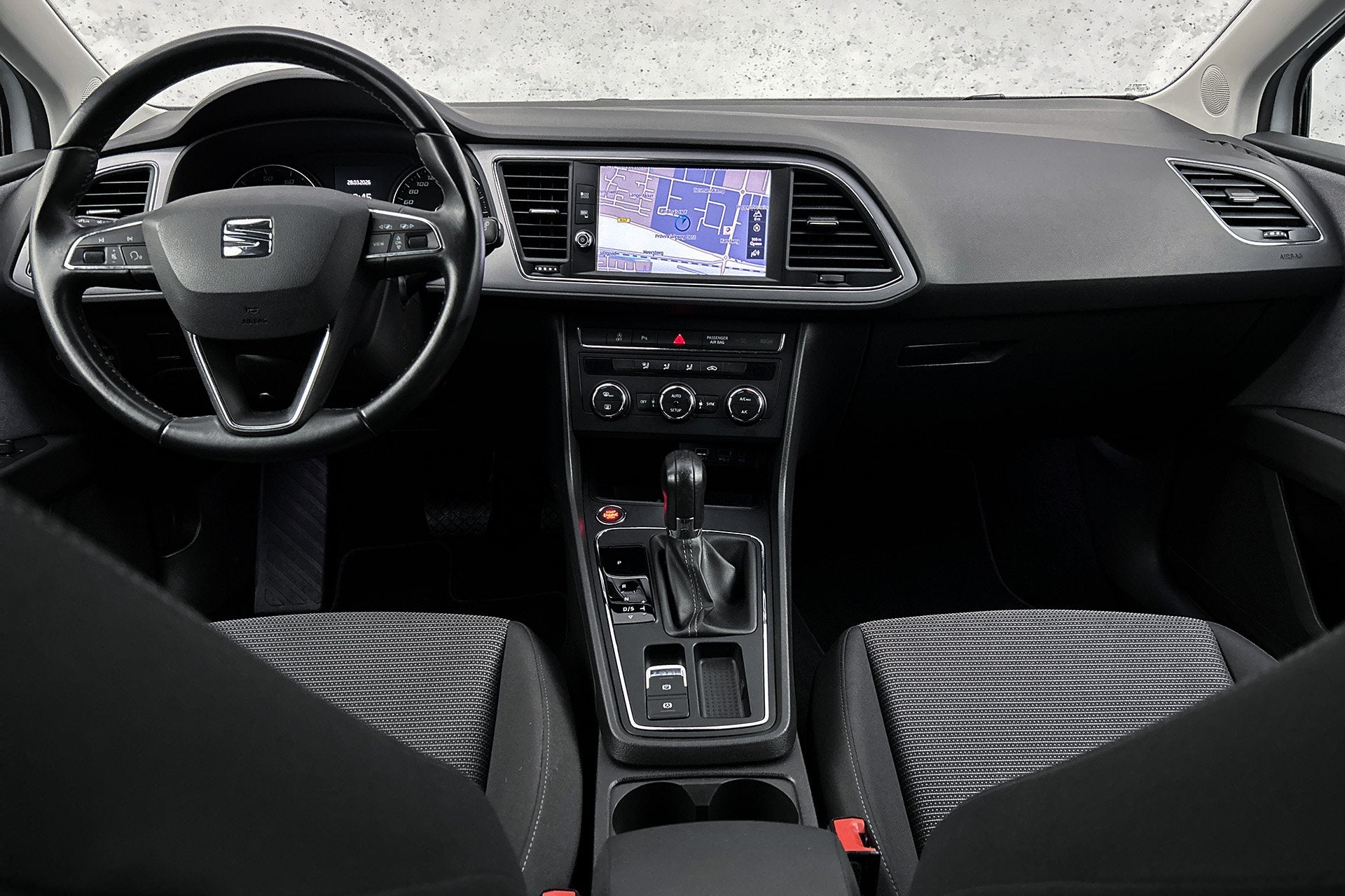 SEAT Leon 1.0 EcoTSI | Apple Carplay | Navigatie | Cruise co, Stof, Met garantie (alle), Leon, Wit