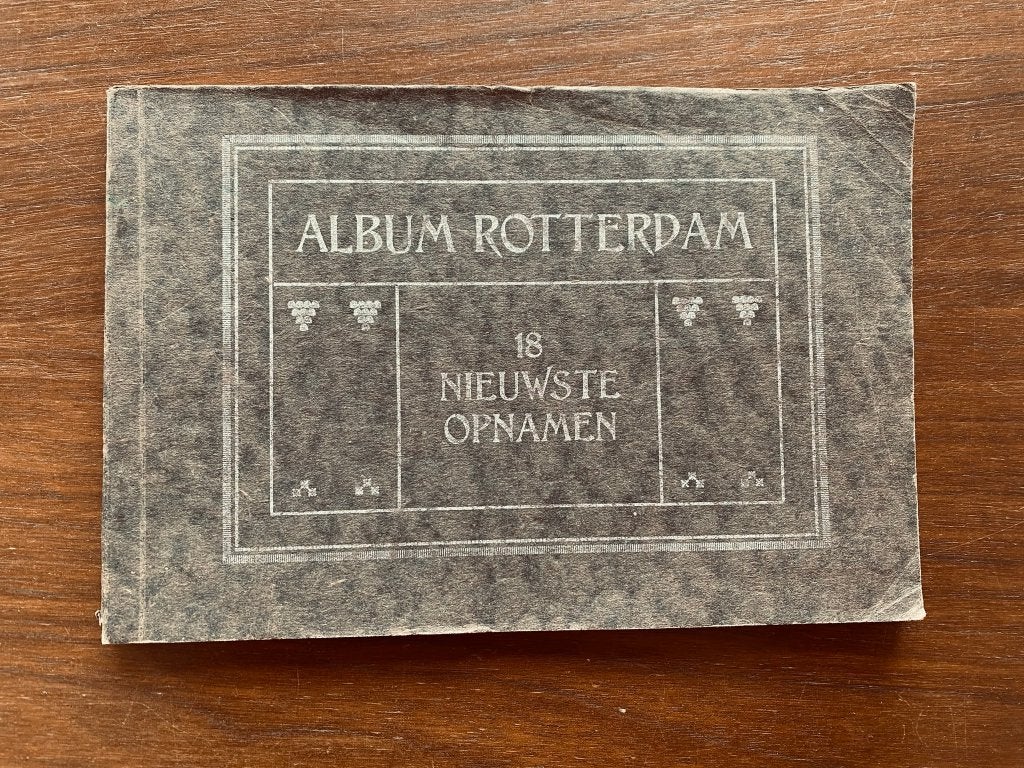 Album Rotterdam - zeldzaam fotoboek circa 1920, Antiek en Kunst, Antiek | Boeken en Bijbels, Ophalen of Verzenden