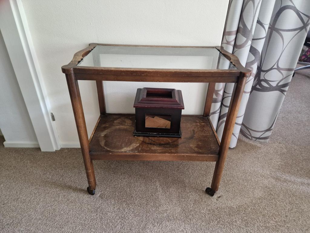 Theetafel opknapper, Ophalen, Gebruikt, 25 tot 50 cm, Rechthoekig
