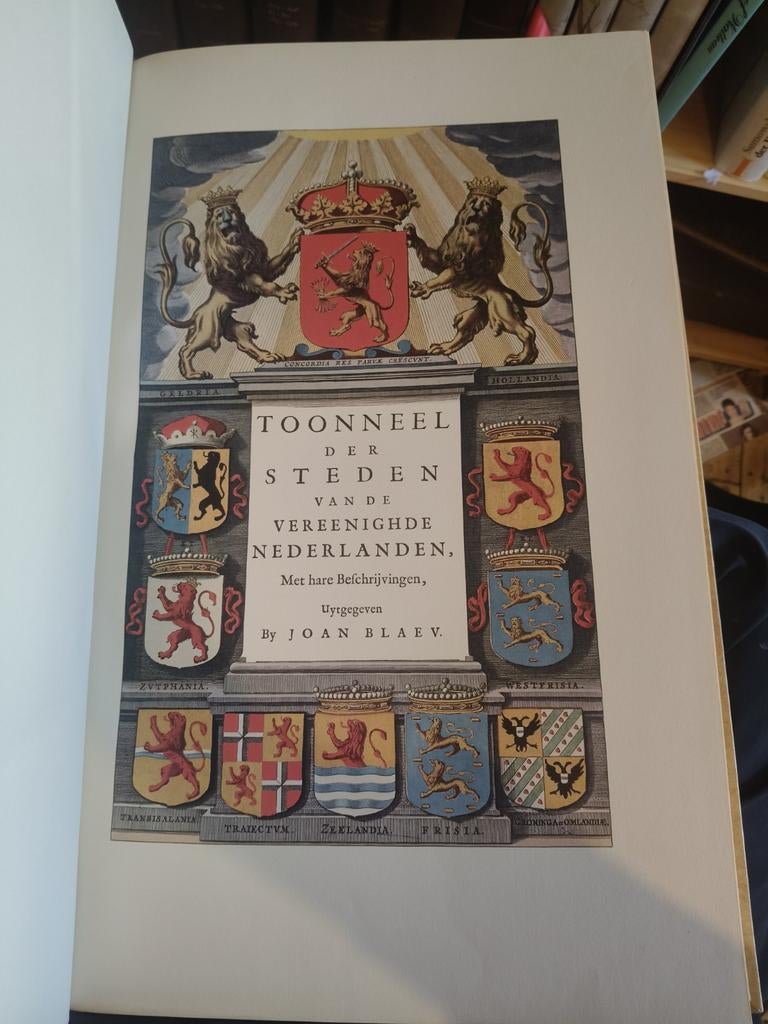 Toonneel der Steden van de Vereenighde Nederlanden - Blaeu, Boeken, Atlassen en Landkaarten, Overige atlassen, Voor 1800, Joan Blaeu