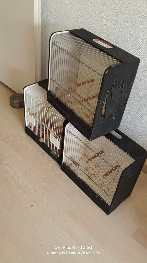 3X vervoer kooi €5, voor alle 3.., Ophalen, Hout, Vogelkooi