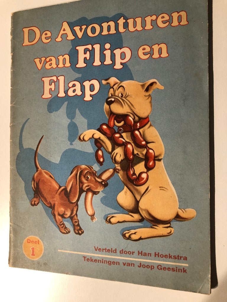 De Avonturen van Flip en Flap deel 1 - Plaatjesalbum, Ophalen of Verzenden, Gelezen, Han Hoekstra, Joop Geesink, Plaatjesalbum