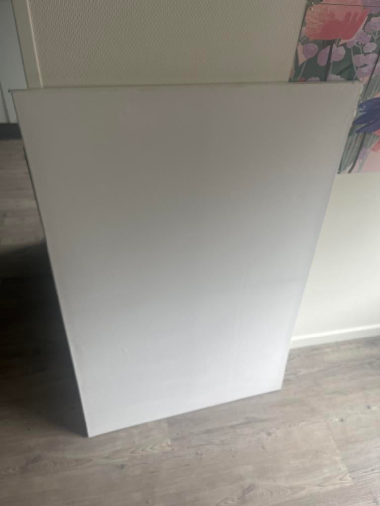 Wit canvas doek gratis op te halen, Huis en Inrichting, Overige Huis en Inrichting, Ophalen, Gebruikt